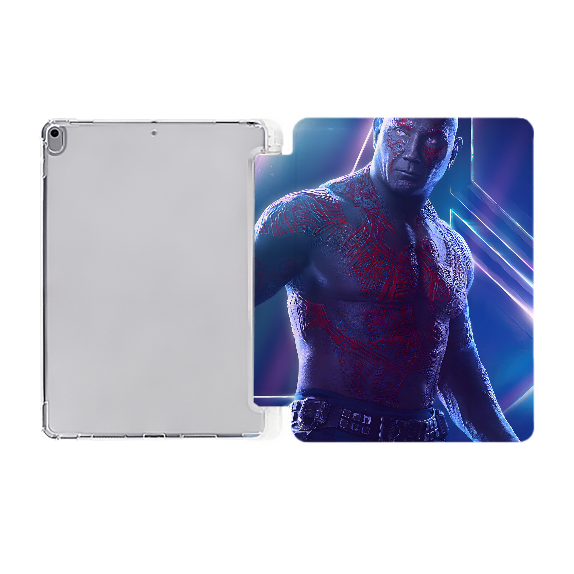 （画像用） アベンジャーズ The Avengers IPad ケース ペン収納付き 三つ折りスタンド PUレザー×シリコン 対応機種9.5/10.5/10.9インチ